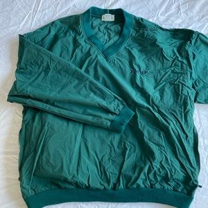 EUC Izod pullover v-neck windbreaker, size L.